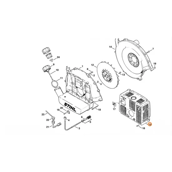 STIHL  Pokrywa 4203 706 2105